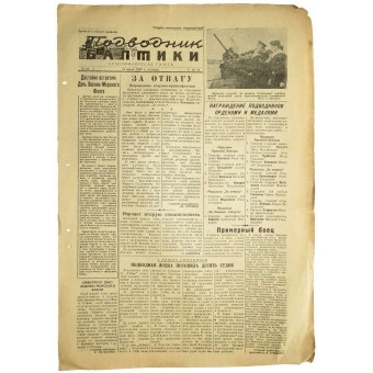 Red Fleet newspaper-  The red Submariner 15. July 1943. Espenlaub militaria